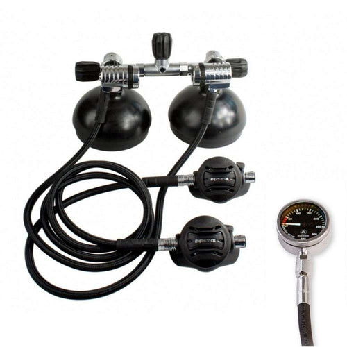 SET TEK3 + MANÓMETRO - Regulador de Buceo SET TEK3 + MANÓMETRO - Regulador de Buceo